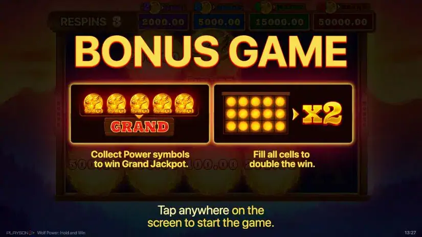 Wolf Power: Hold and Win slot screenshot 4