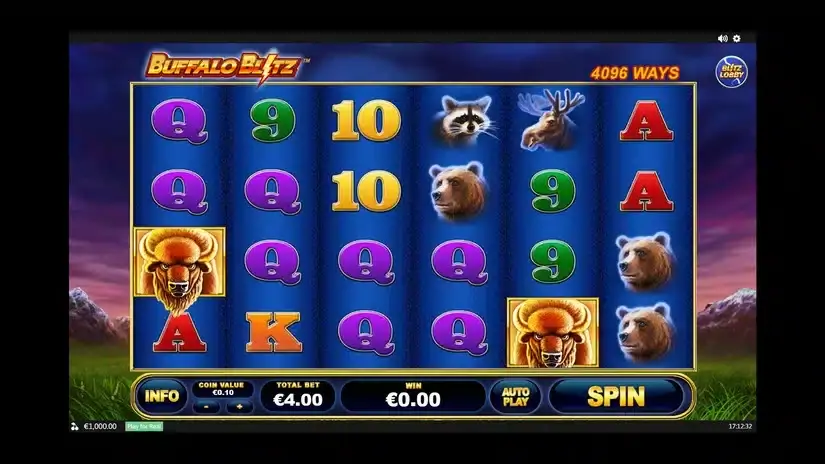 Buffalo Blitz slot screenshot 