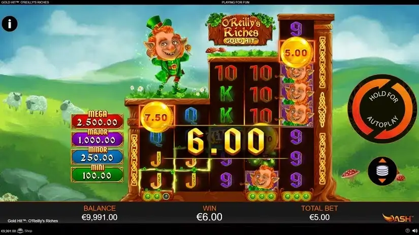 Gold Hit O’Reilly’s Riches slot screenshot 2