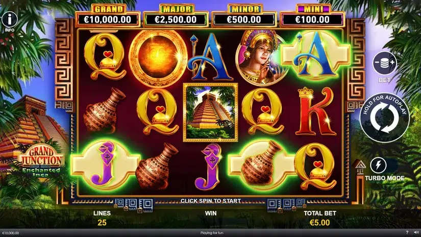 Grand Junction Enchanted Inca slot screenshot 1