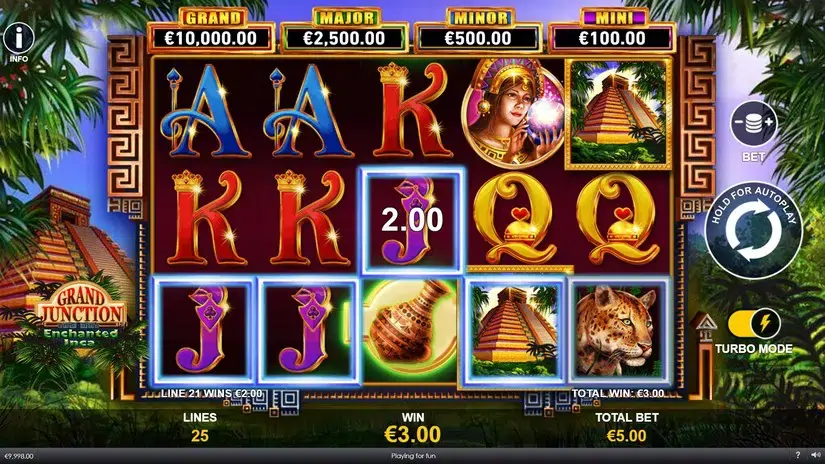 Grand Junction Enchanted Inca slot screenshot 2
