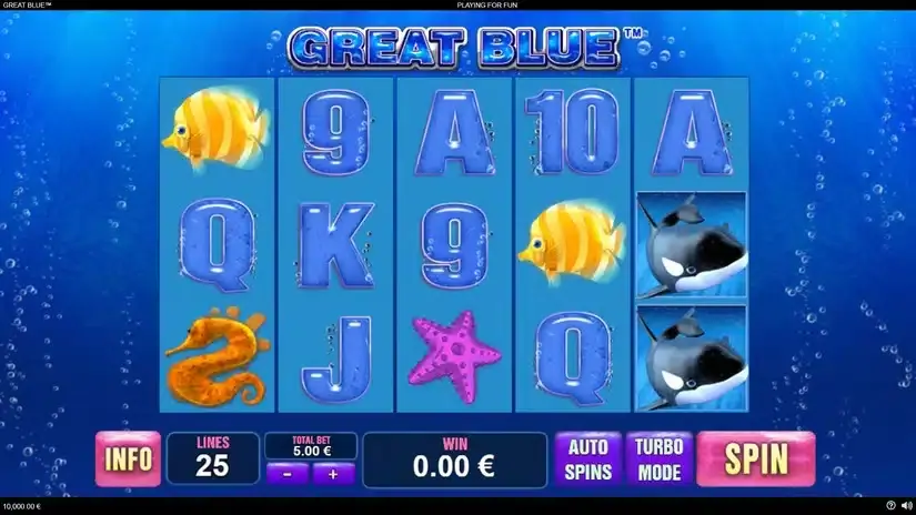 Great Blue slot screenshot 
