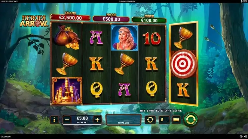 Heroes Arrow slot screenshot 1