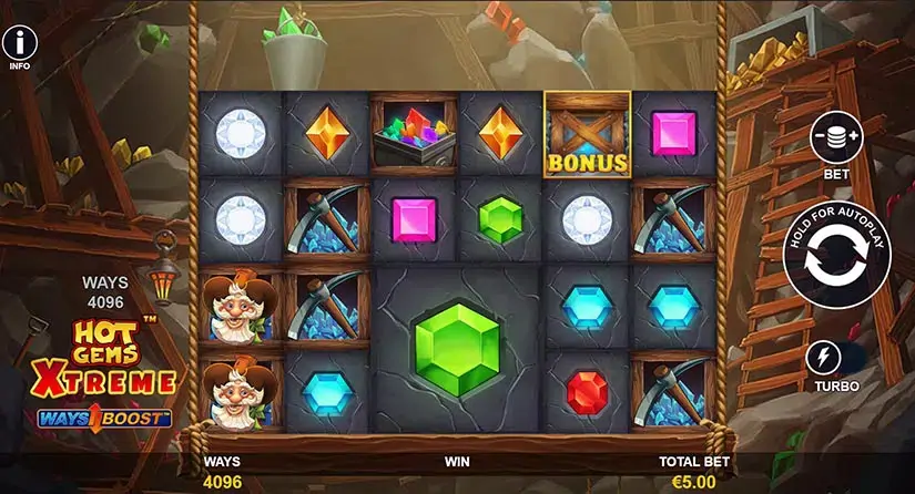 Hot Gems Extreme slot screenshot 3