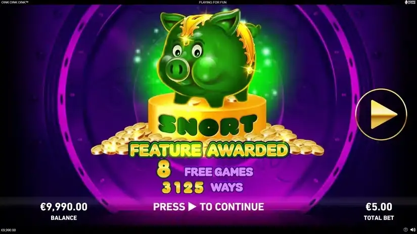 Oink Oink Oink slot screenshot 4