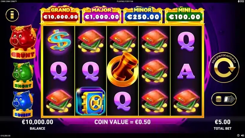 Oink Oink Oink slot screenshot 