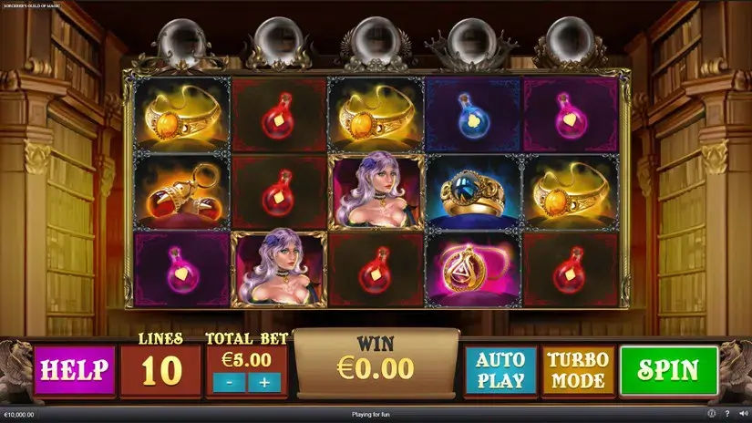 Sorcerer’s Guild Of Magic slot screenshot 2