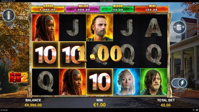 The Walking Dead 2 slot screenshot 3