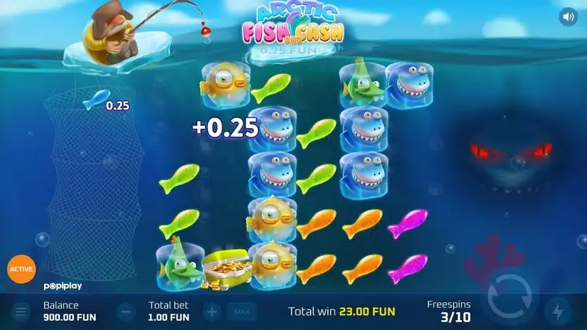 Arctic Fish and Cash slot screenshot 3