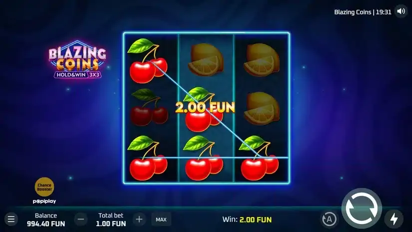 Blazing Coins Hold and Win slot screenshot 5