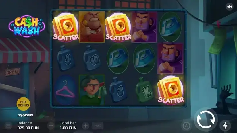 Cash Wash slot screenshot 2
