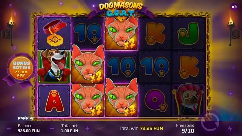 Dogmasons GOAT slot screenshot 5