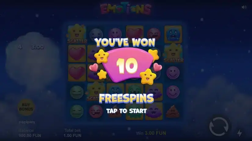 Emotions slot screenshot 3