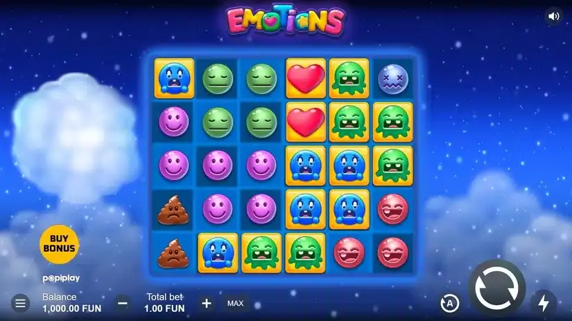 Emotions slot screenshot 1