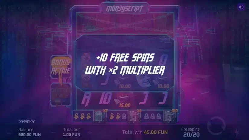 MoneyScript slot screenshot 5