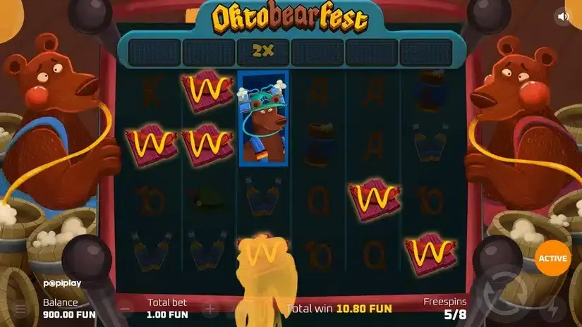 Oktobearfest slot screenshot 4