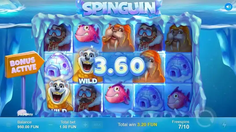 Spinguin slot screenshot 4