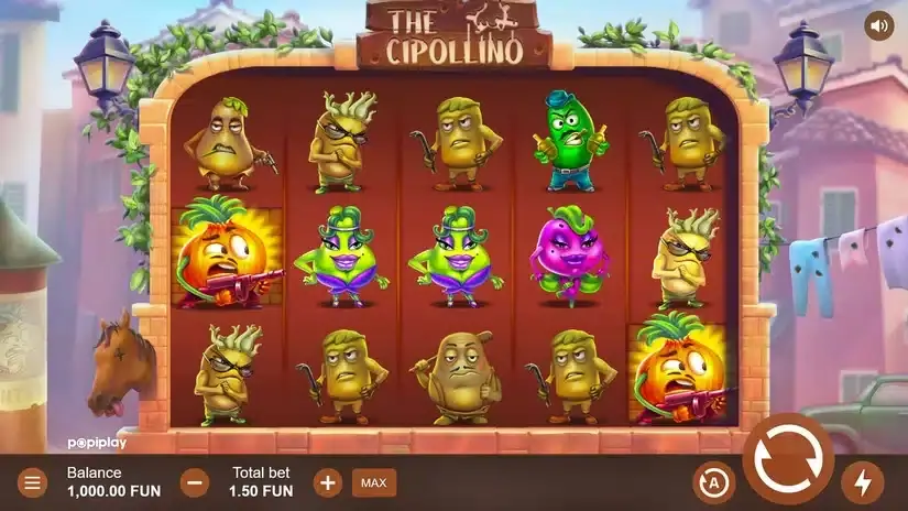 The Cipollino slot screenshot 