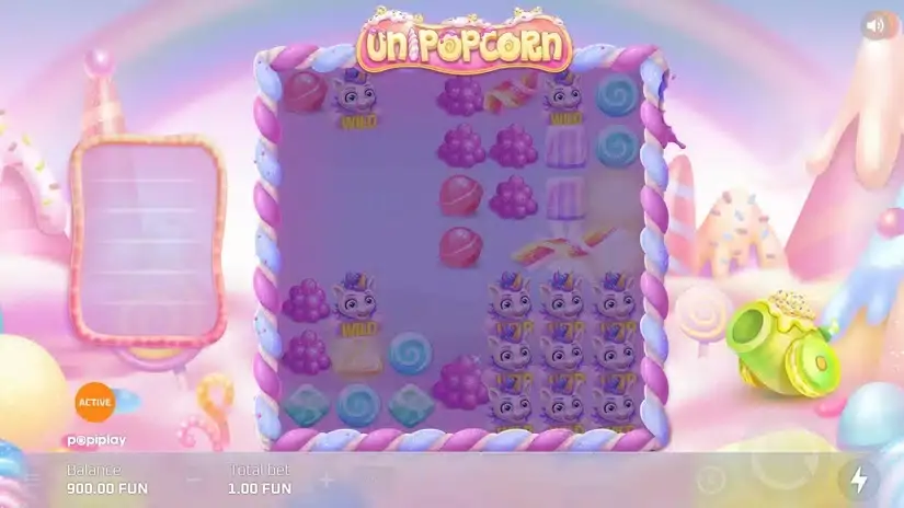 Unipopcorn slot screenshot 2