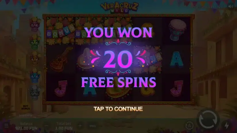 Veracruz Wild slot screenshot 3