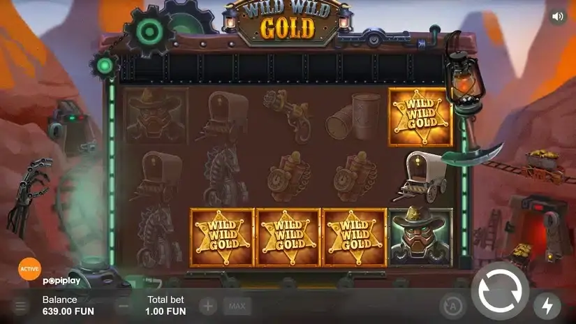 Wild Wild Gold slot screenshot 2