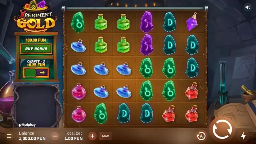 Xperiment Gold slot screenshot 