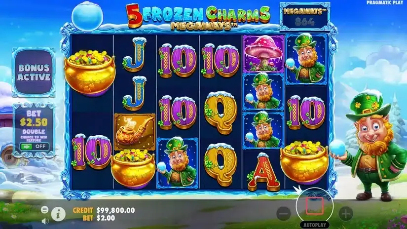 5 Frozen Charms slot screenshot 2