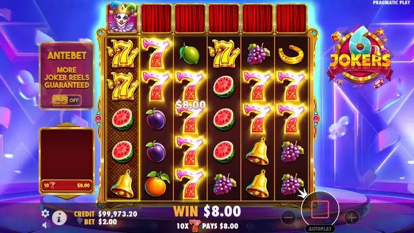 6 Jokers slot screenshot 2