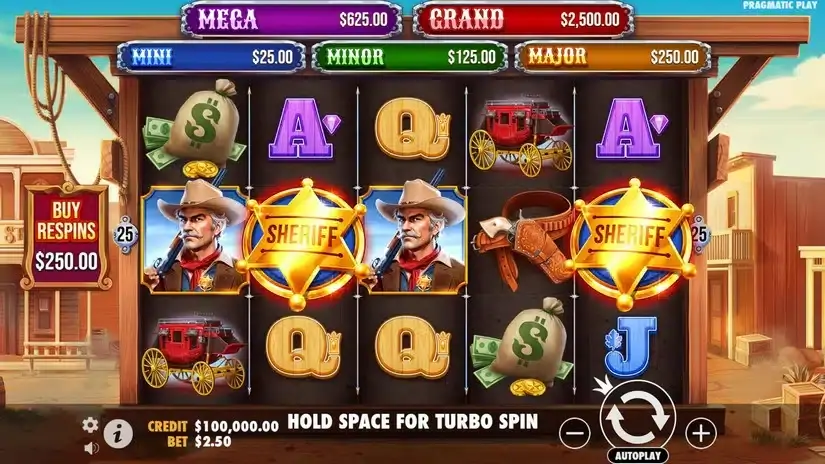 Badge Blitz slot screenshot 