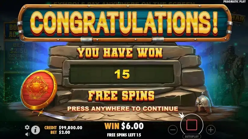 Barbar slot screenshot 3