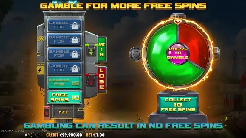 Battle Ground Zero Megaways slot screenshot 3