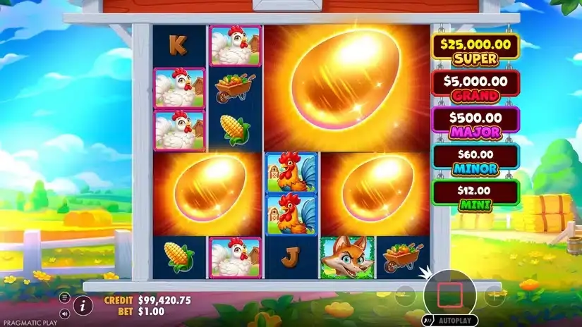 Bigger Barn House Bonanza slot screenshot 7