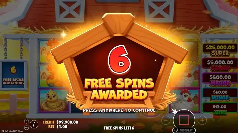 Bigger Barn House Bonanza slot screenshot 3
