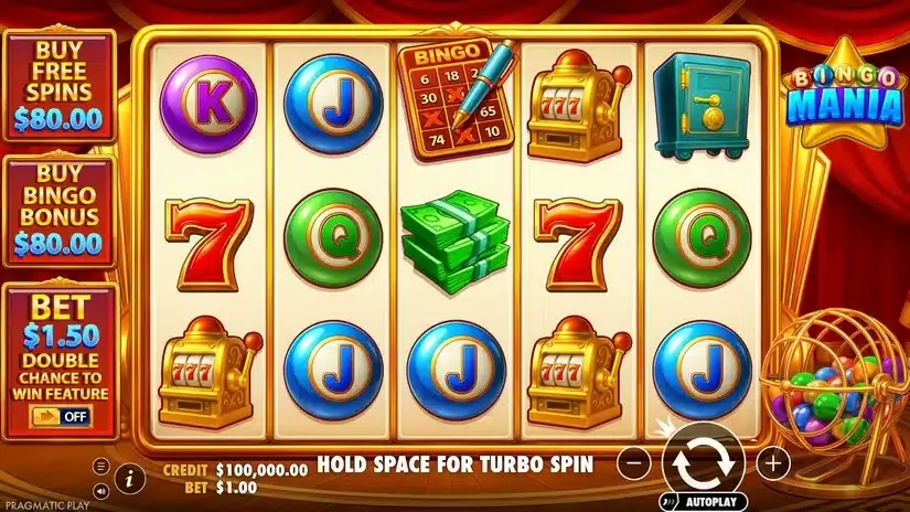 Bingo Mania slot screenshot 