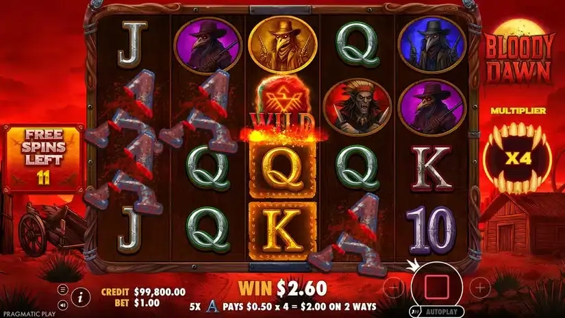 Bloody Dawn slot screenshot 4