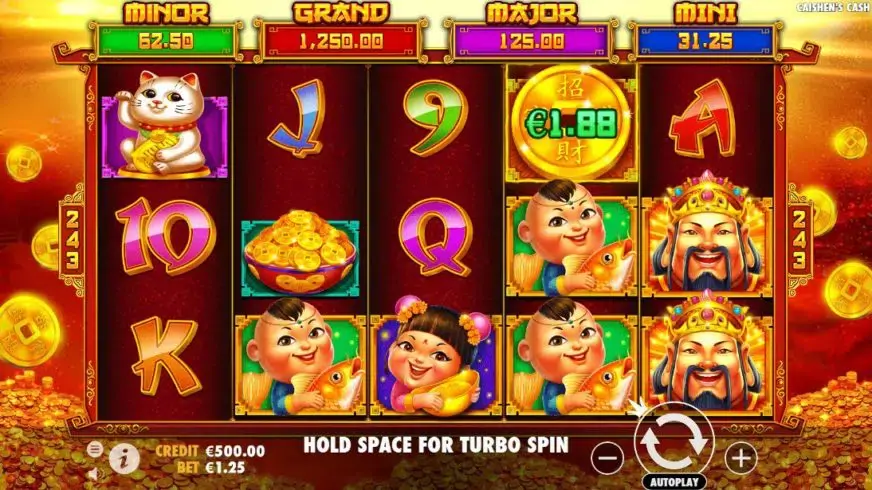 Caishen’s Cash slot screenshot 