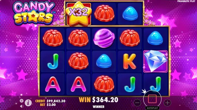 Candy Stars slot screenshot 6