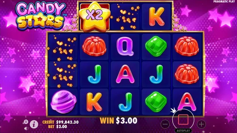 Candy Stars slot screenshot 5