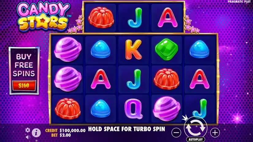 Candy Starz slot screenshot 