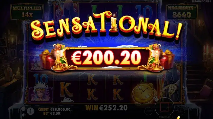 Christmas Carol Megaways slot screenshot 