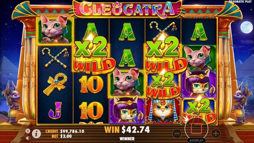Cleocatra slot screenshot 5