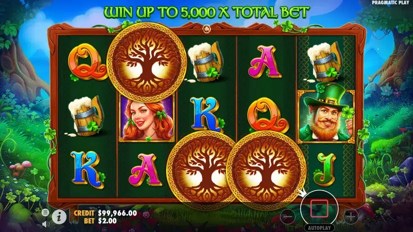 Clover Gold slot screenshot 2