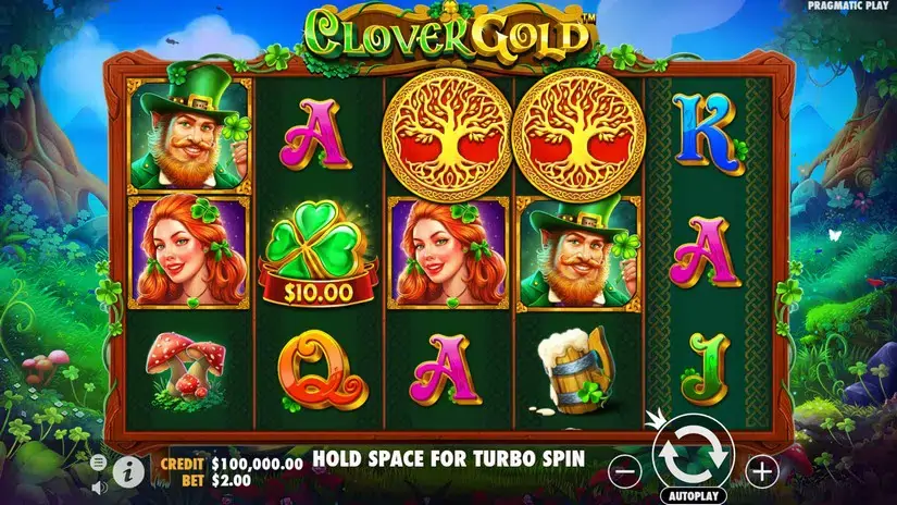 Clover Gold slot screenshot 1