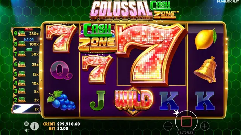Colossal Cash Zone slot screenshot 4