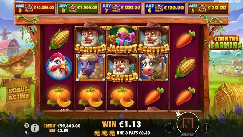 Country Farming slot screenshot 3