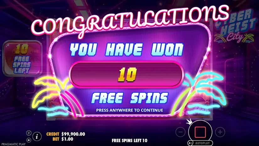 Cyberheist City slot screenshot 3