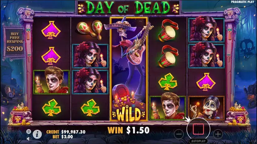 Day of Dead slot screenshot 2