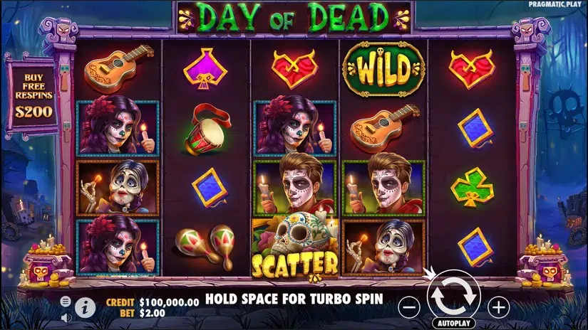 Day of Dead slot screenshot 