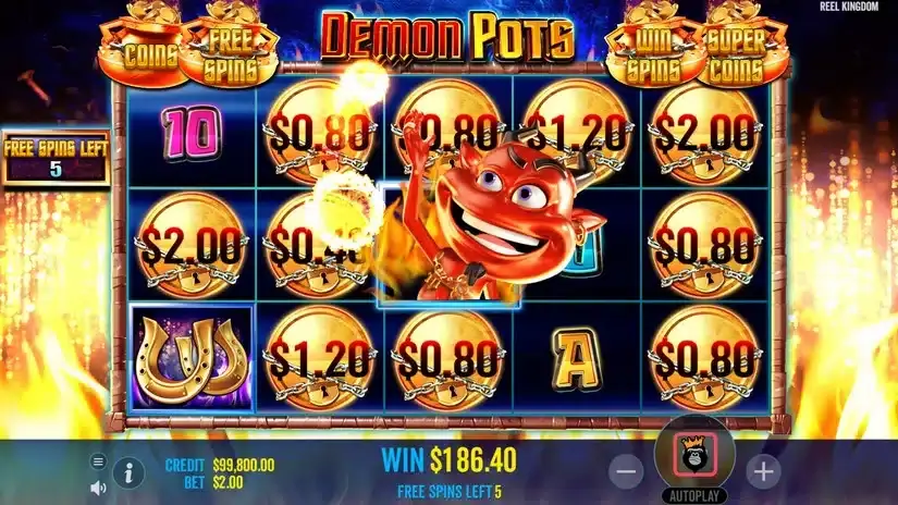 Demon Pots slot screenshot 