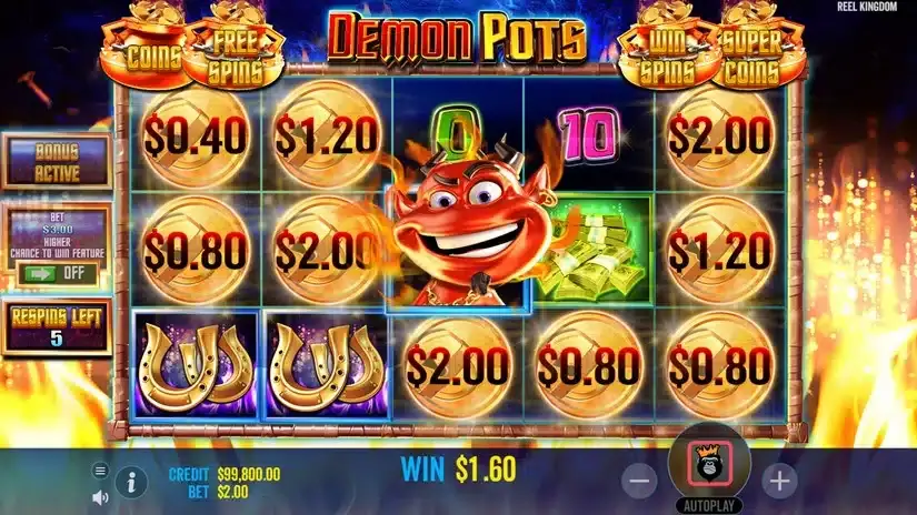 Demon Pots slot screenshot 3